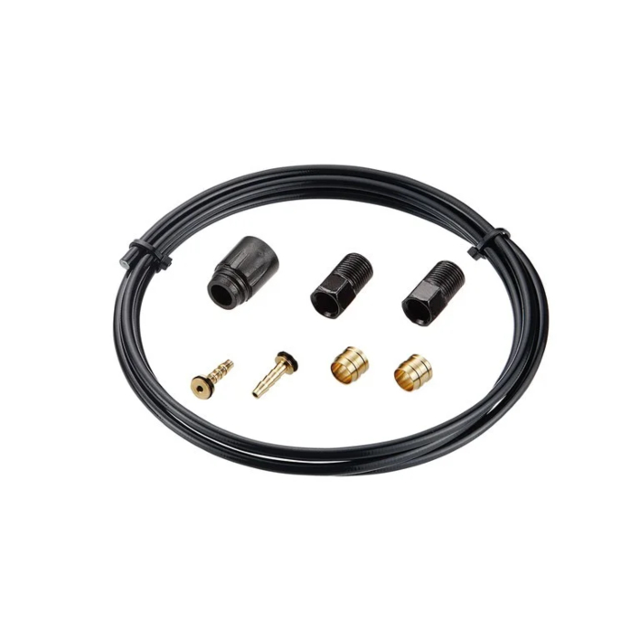 Tektro hose kit for disc brake, black, Kevlar hose, 1,800mm