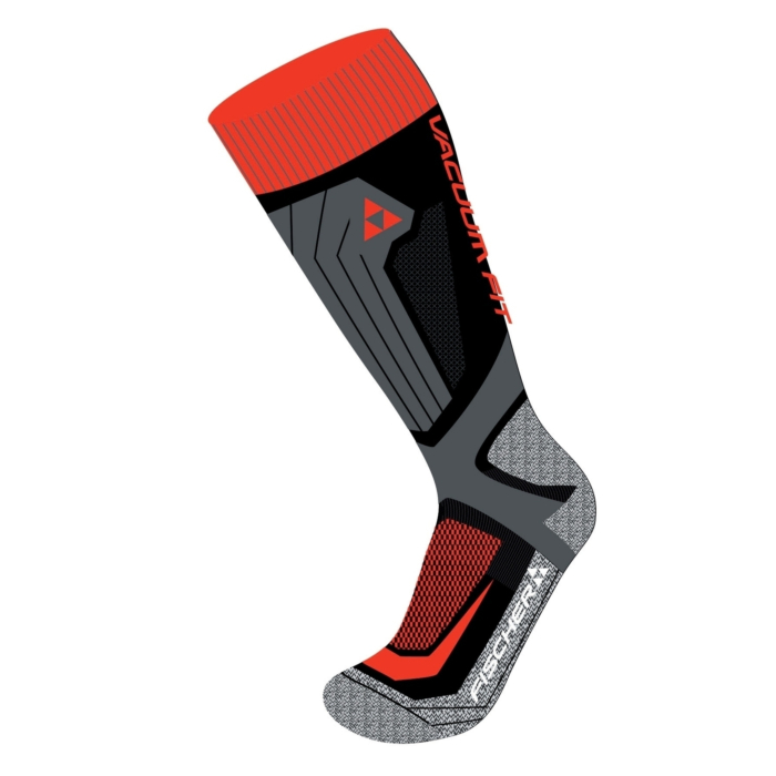 Fischer čarape Vacum comfort fit skisock alpine black/red