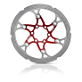 XLC disk rotor BR-X59, O 203/1.8mm, red/silver, CNC frict.ring