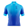 Otso muški biciklistički dres kratkih rukava Fluo Blue