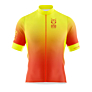 Otso muški biciklistički dres kratkih rukava Fluo Orange