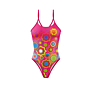 Otso ženski kupaći kostim Chupa Chups Floral Pink