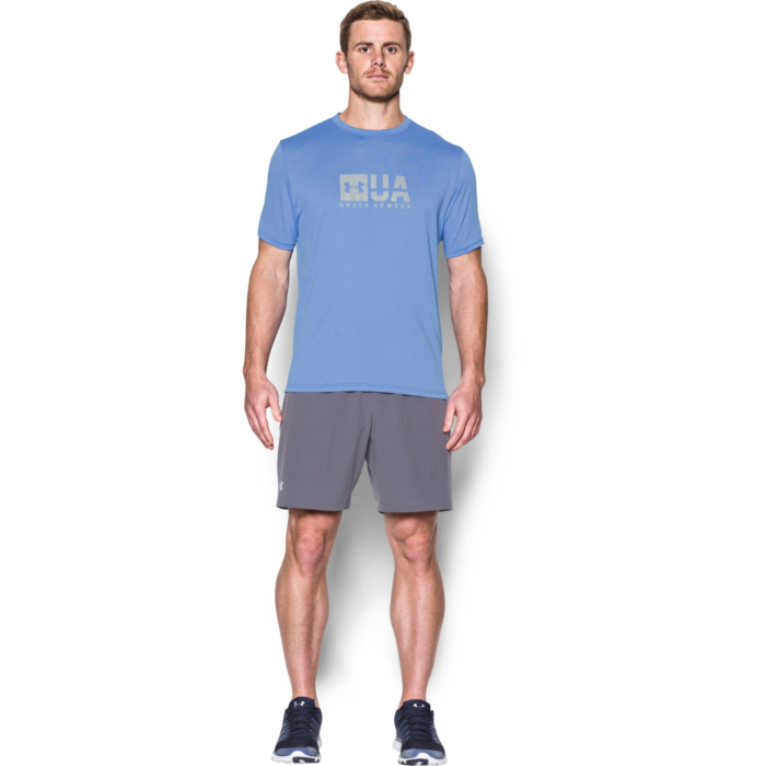 Under Armour muška kratka majica Sportstyle Branded Blue Marker/Silver