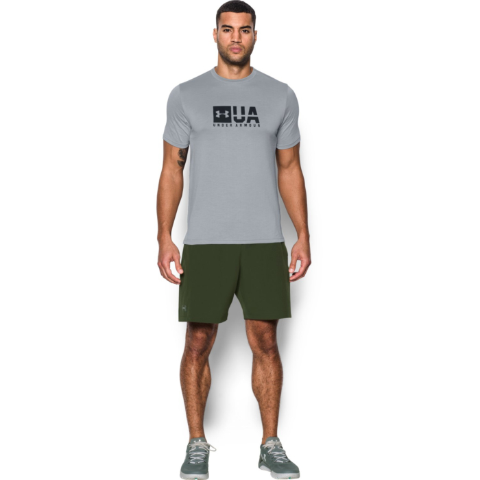 Under Armour muška kratka majica Sportstyle Branded Overcast Gray/Black