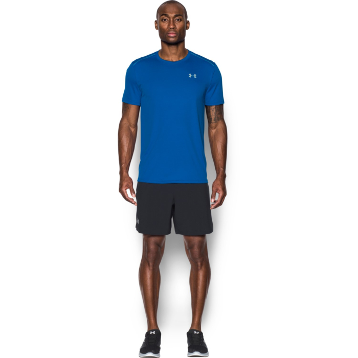 Under Armour muška kratka majica CoolSwitch Run v2 Blue/Reflective