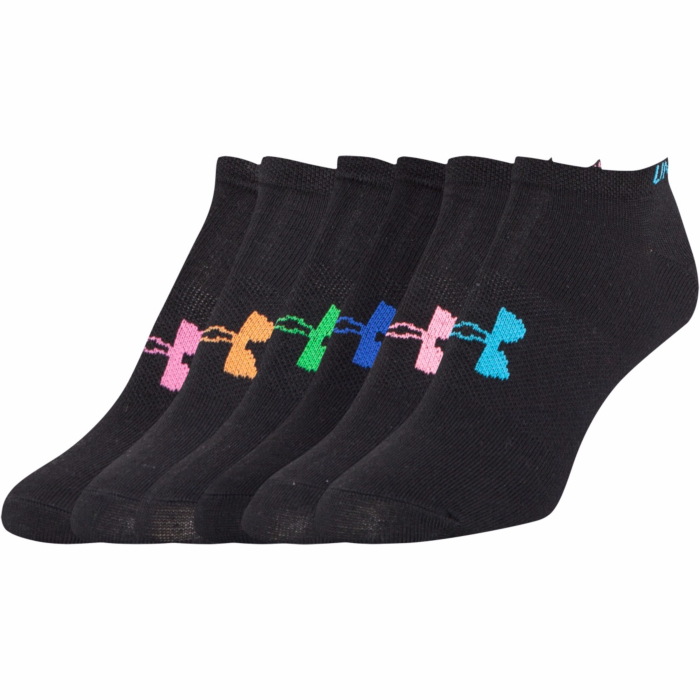 Under Armour Solid No Show Socks 6-Pack