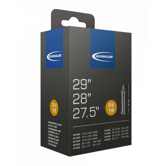 Schwalbe zračnica DV 19, 27.5/28/29x1.50-2.25" 40/62-622/635 DV32