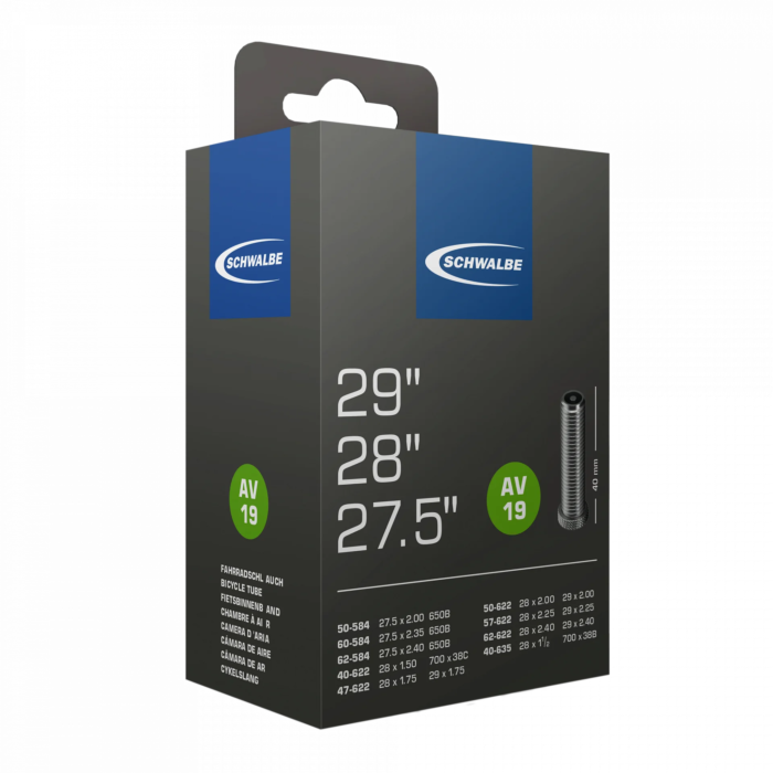 Schwalbe zračnica AV 19, 27.5/28/29x1.50-2.40" 40/62-584/635 AV40
