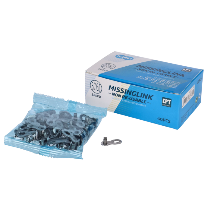 KMC kopča za lanac e1NR EPTsilver workshop, 1/2" x 3/32"