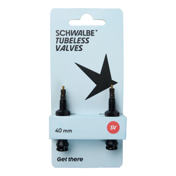 Schwalbe ventili tubeless, 40mm, crni, aluminiji, 2 kom