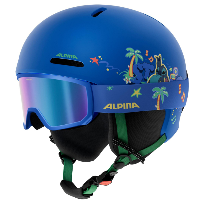 Alpina Sports set skijaška kaciga + naočale ZUPO 2 DISNEY Lilo & Stitch