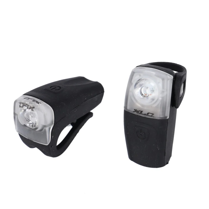 XLC set svjetla za bicikl CL-E16, 1x3 W bijelo, 1x 0,5 W crveno LED