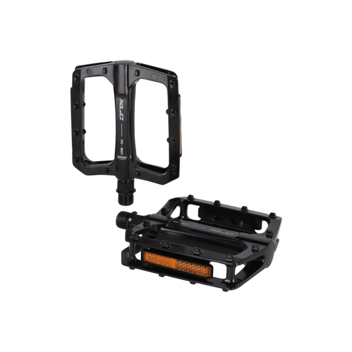 XLC pedale Flat Pedal PD-M29 crne sa reflektorom