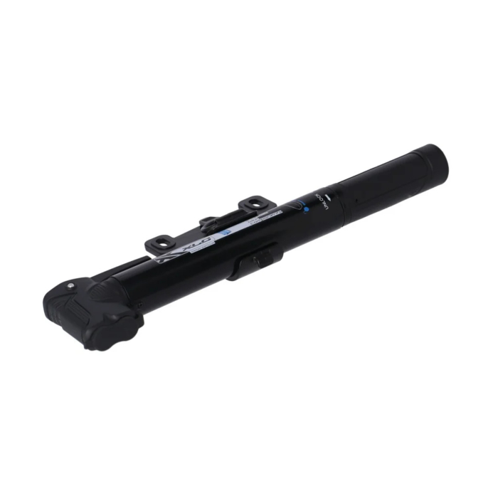 XLC teleskopska mini pumpa Alpha II PU-T01, 7 bar crna plastika 225 mm dvostruka glava