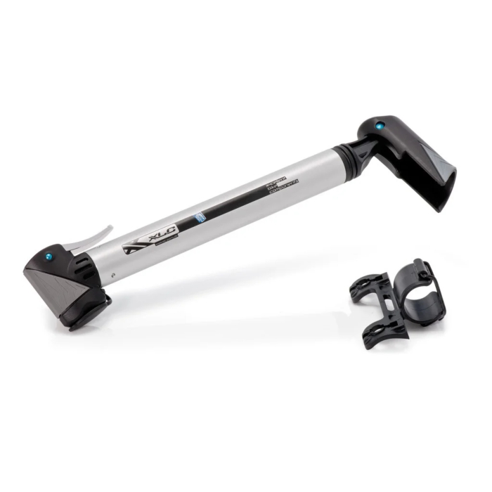 XLC mini pumpa Alpha PU-M01, 6 bar srebrni aluminij 265 mm dvostruka glava