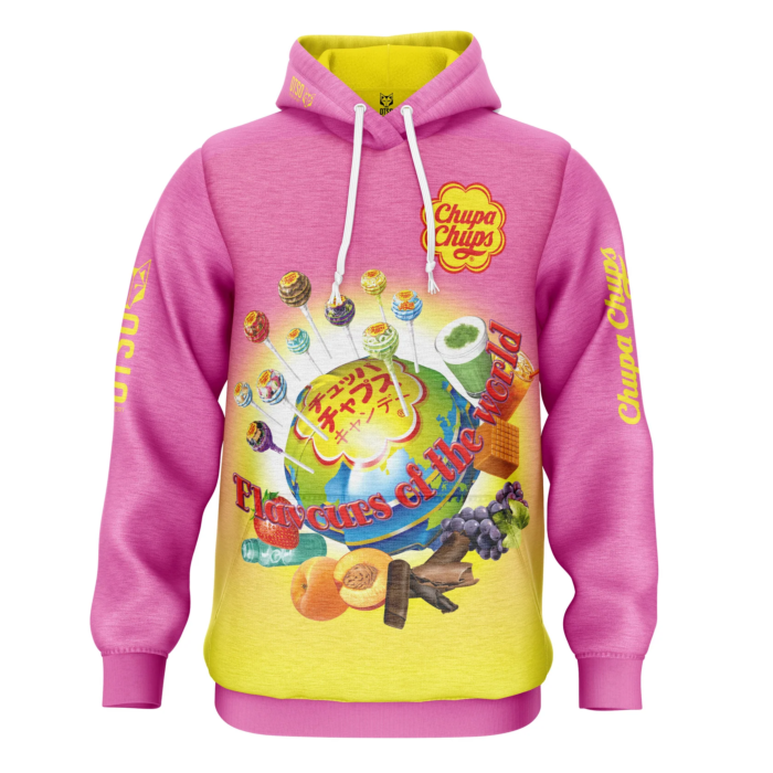 Otso majica sa kapuljačom Chupa Chups Flavours World
