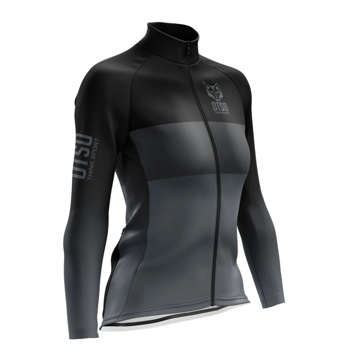 Otso ženska biciklistička majica/dres Black