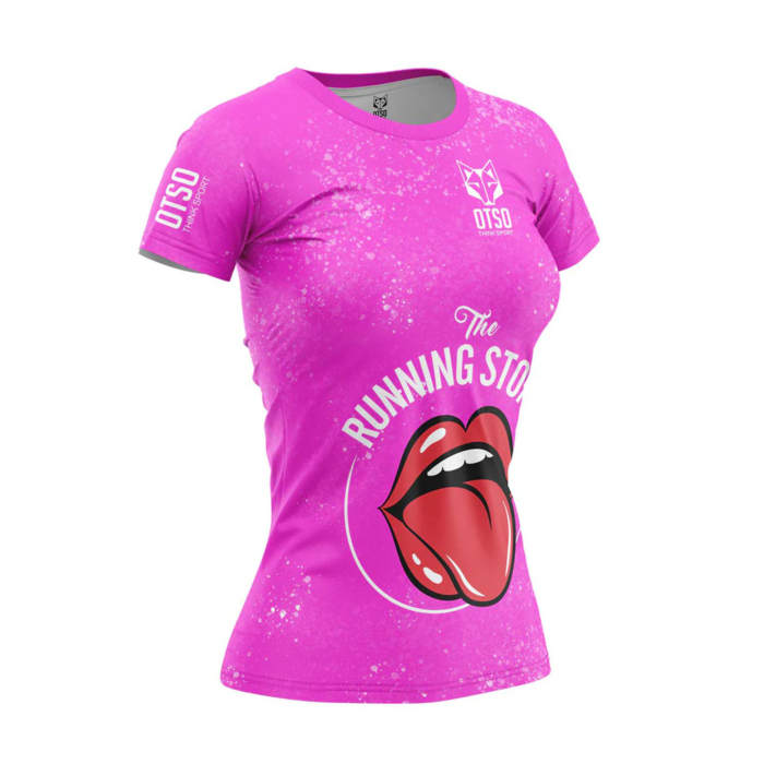 Otso ženska kratka majica Running Stones Pink
