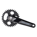 Shimano set zupčanik Deore FC-M6100-1 12 brzina, 32 zubi., 175mm, black, 2-pc., w/o BB