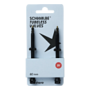 Schwalbe tubless ventili 80mm, crni, aluminium, 2 kom