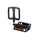 XLC pedale Flat Pedal PD-M29 crne sa reflektorom