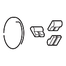 Campagnolo opruga + zapice za slobodni hod za Shimano